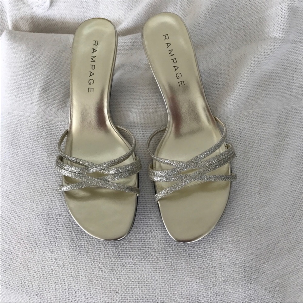 Gold Rampage Sandals